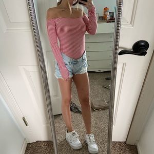 Forever 21 Red bodysuit